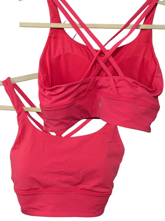 lululemon athletica Other - lululemon energy, long line bra with medium support B-D cups in glaze pink